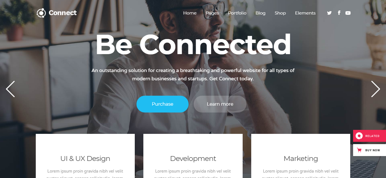 Connect - Best Software Company WordPress Theme