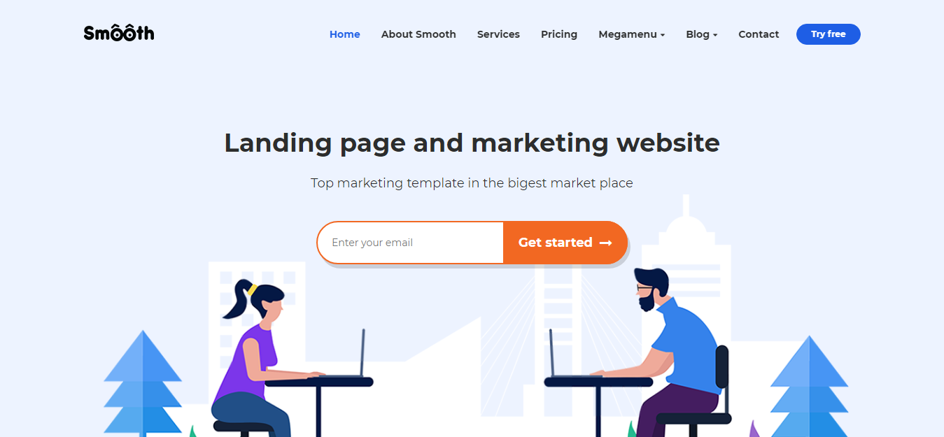 Smooth - Best Software Company WordPress Theme