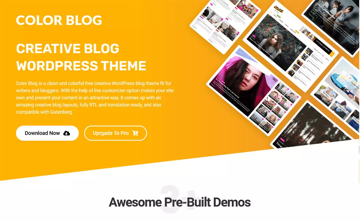 Color Blog Free WordPress Theme