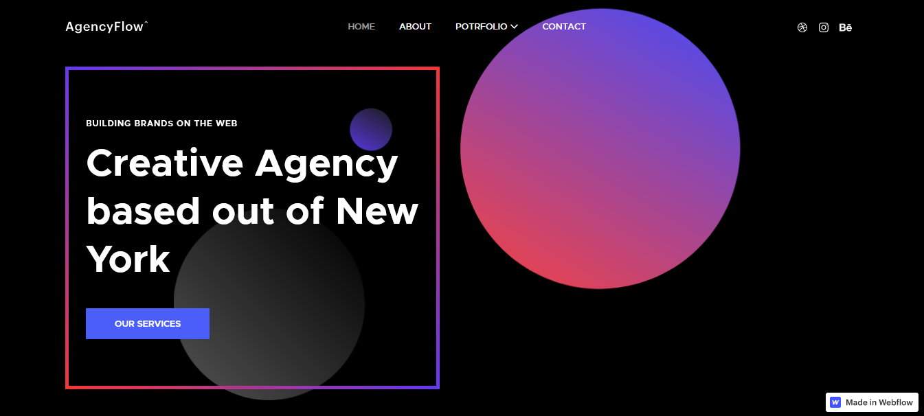 AgencyFlow - Best Webflow Photography Templates