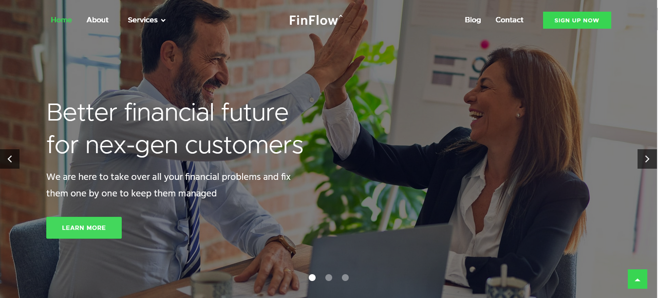 FinFlow - Best Webflow Finance Template