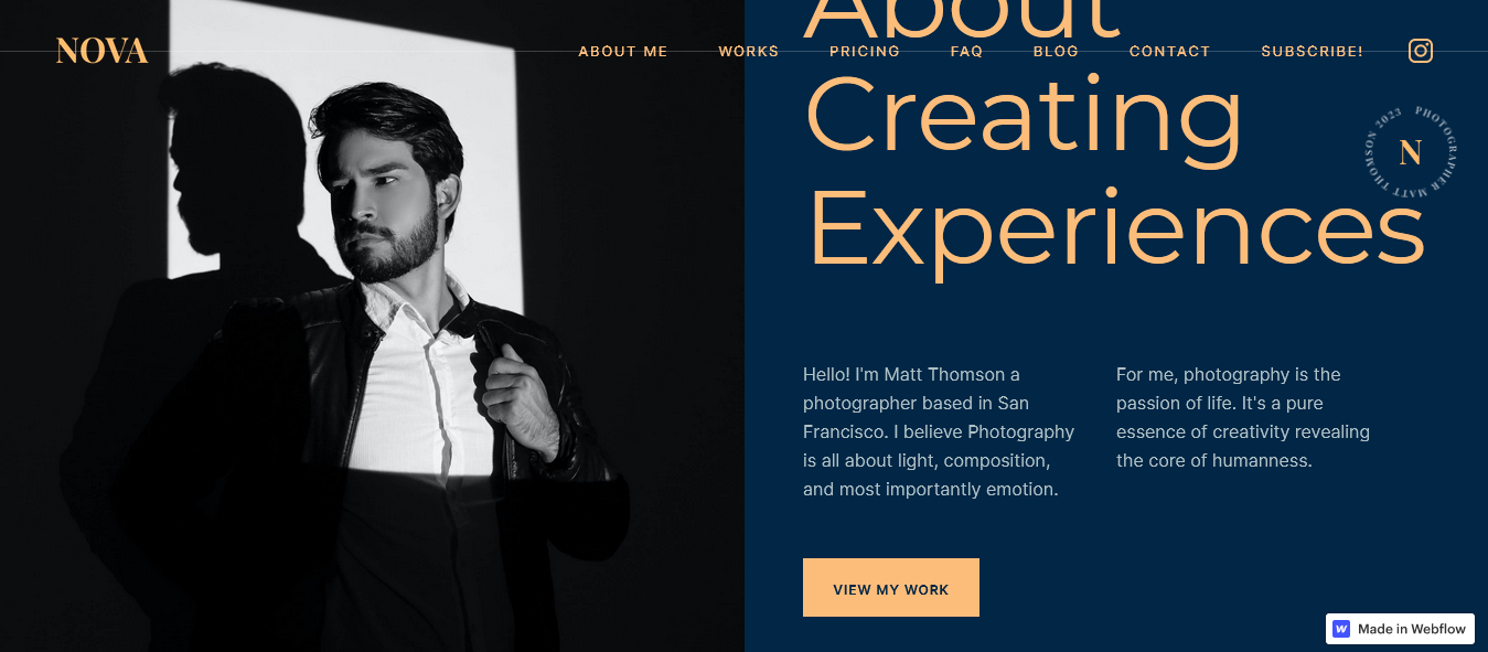 10  Best Webflow Photography Templates for 2023 8DegreeThemes