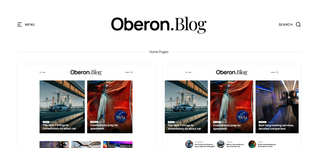 Oberon - Most Popular Webflow Template