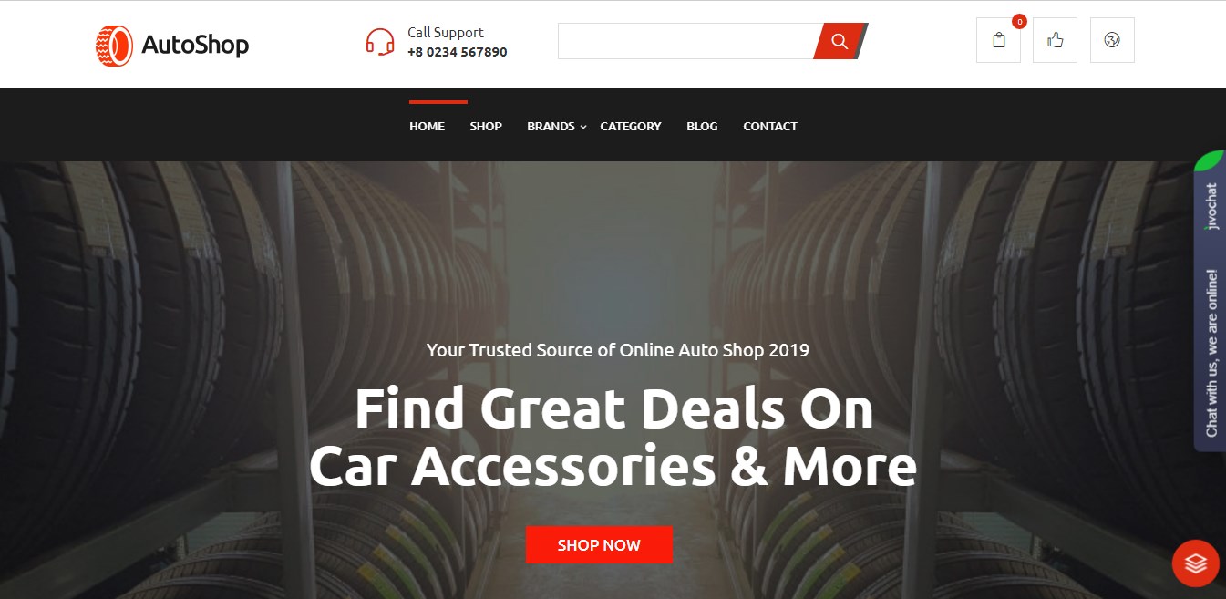 Autozone Best Auto Part WordPress Theme 