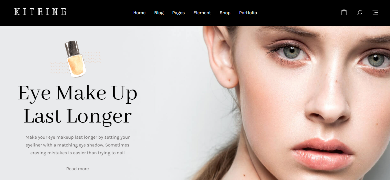 Kitring - Best Makeup Artist WordPress Theme