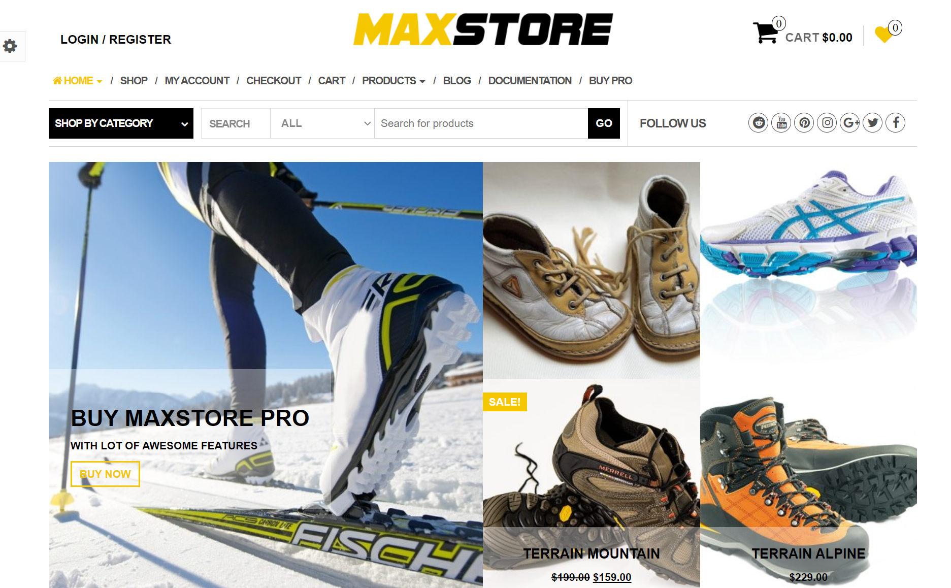 Maxstore - Best Free Retail Shop WordPress Themes