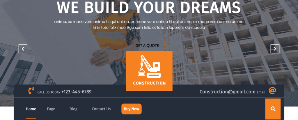 Construction Hub - Best Free Construction WordPress Theme