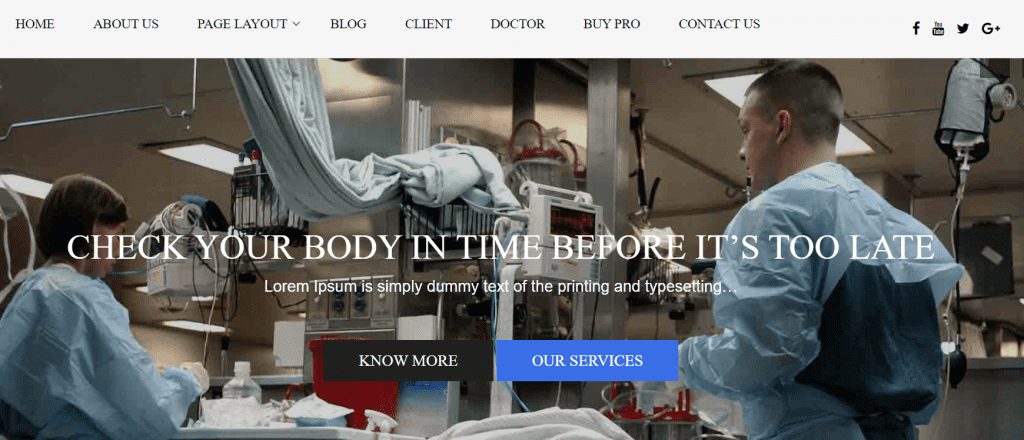 Medical Hub - Best Free Health and Medical WordPress Theme