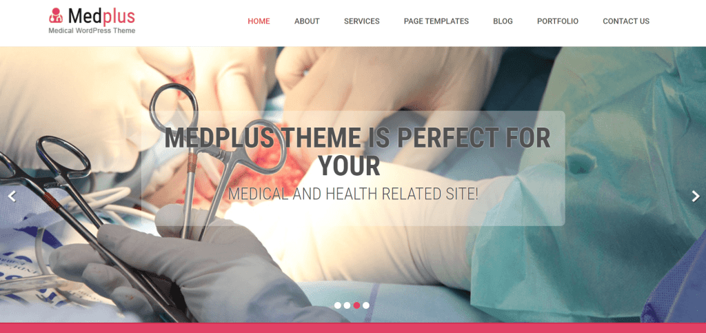 Medplus - Health and Medical WordPress Theme