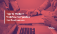 Top 10 Modern Webflow Templates for Businesses
