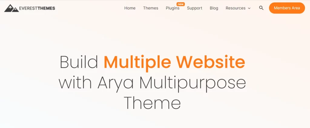 Arya Multipurpose - Best Free Mobile App WordPress Themes