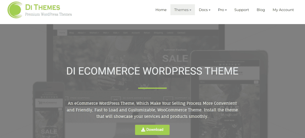 Di eCommerce WordPress Theme