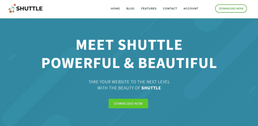 Shuttle - Free eCommerce WordPress Theme