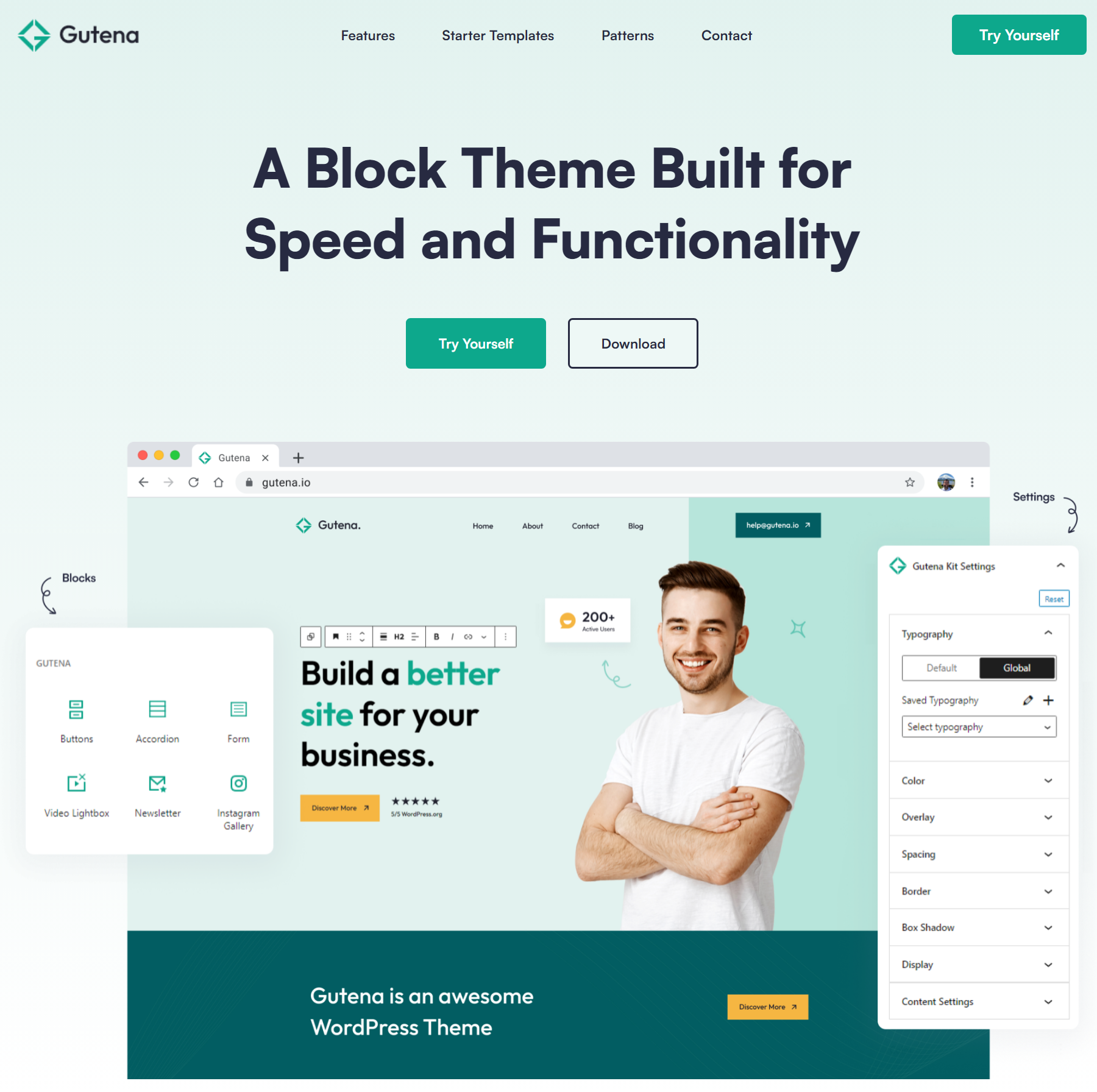 Gutena - Modern Block WordPress Theme