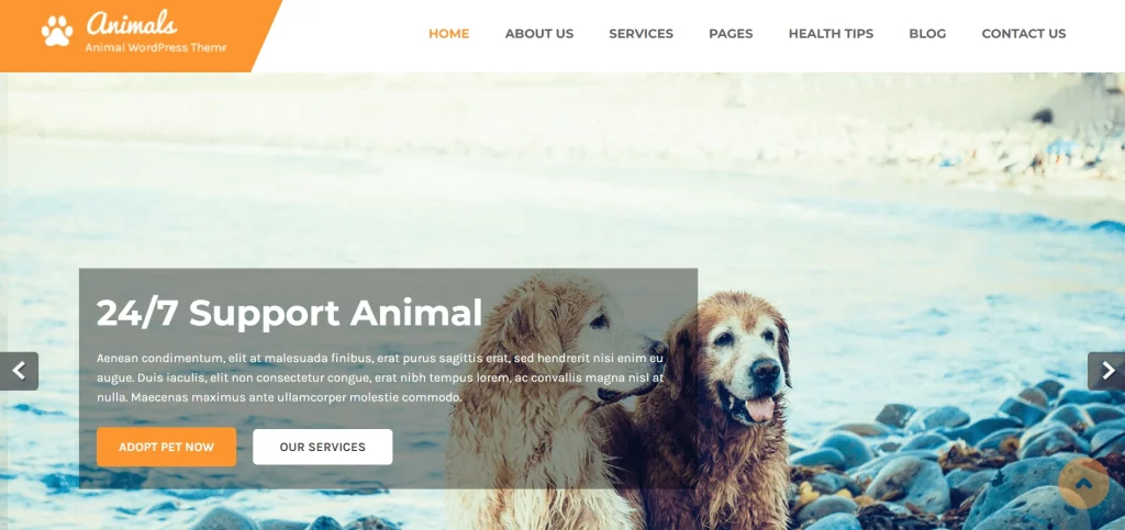 Animals - Best Free Animal and Pet WordPress Themes