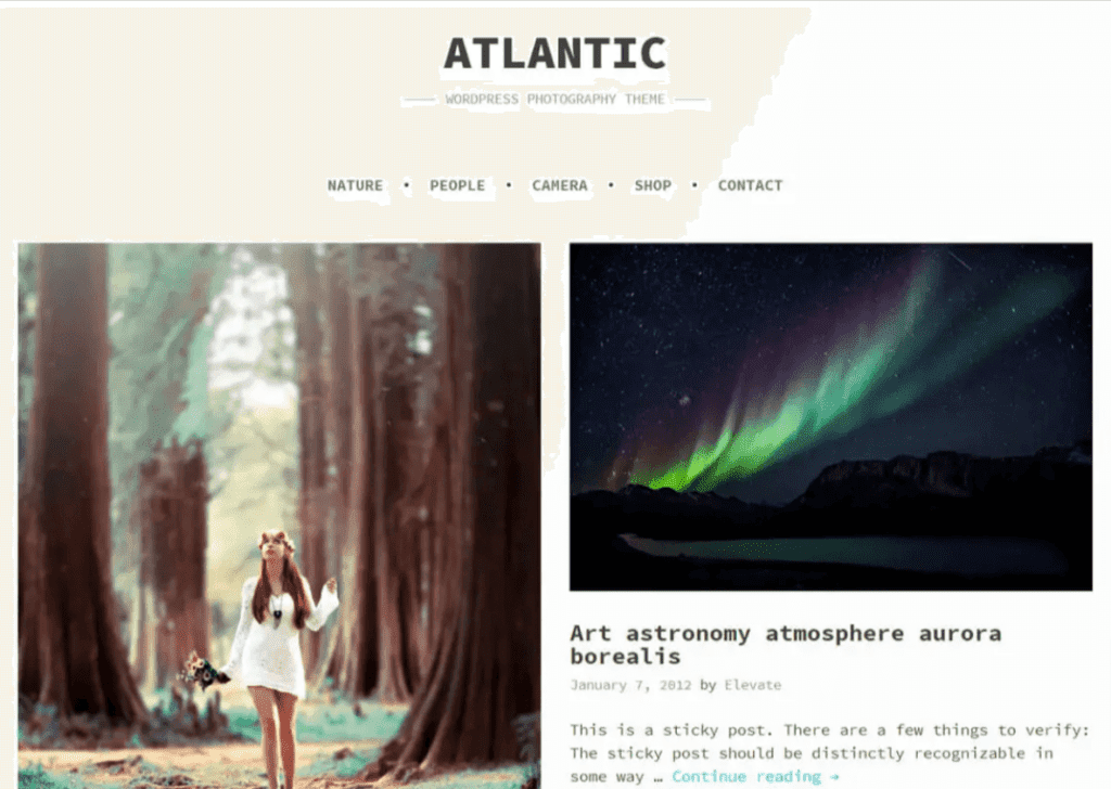 Atlantic - Best Photography WordPress Theme
