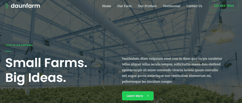 Horticulture - WordPress Business Template