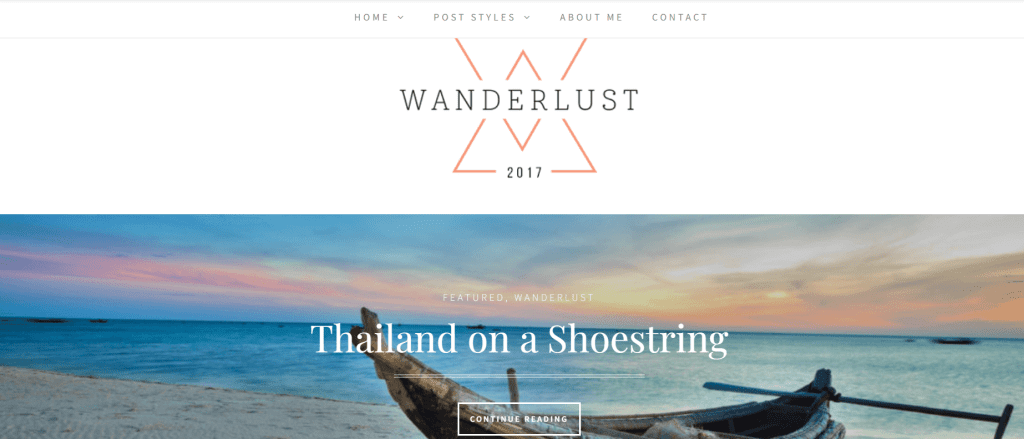 Wanderlust - Best Photography WordPress Theme