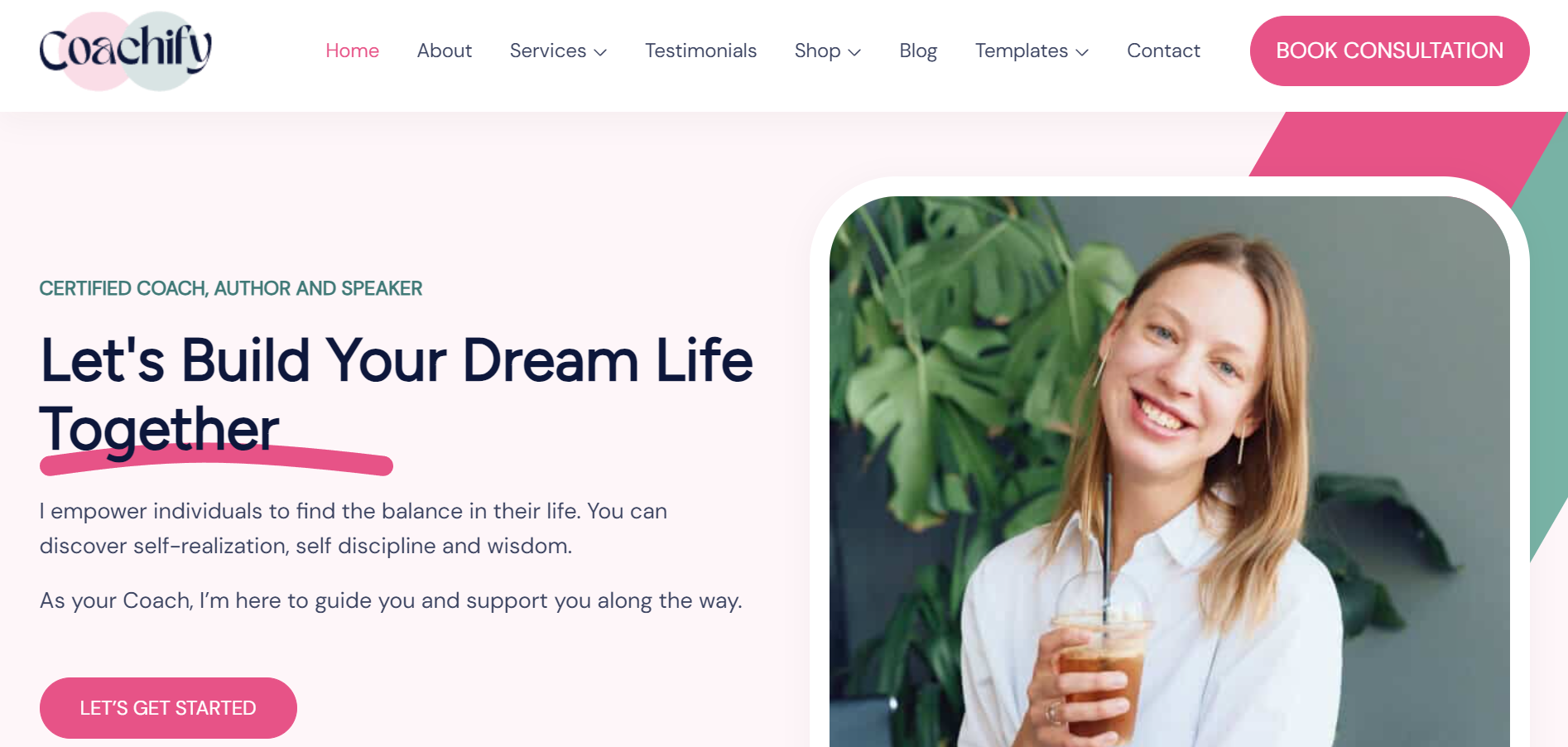 Coachify - Best WordPress Theme for Life Coaching Website