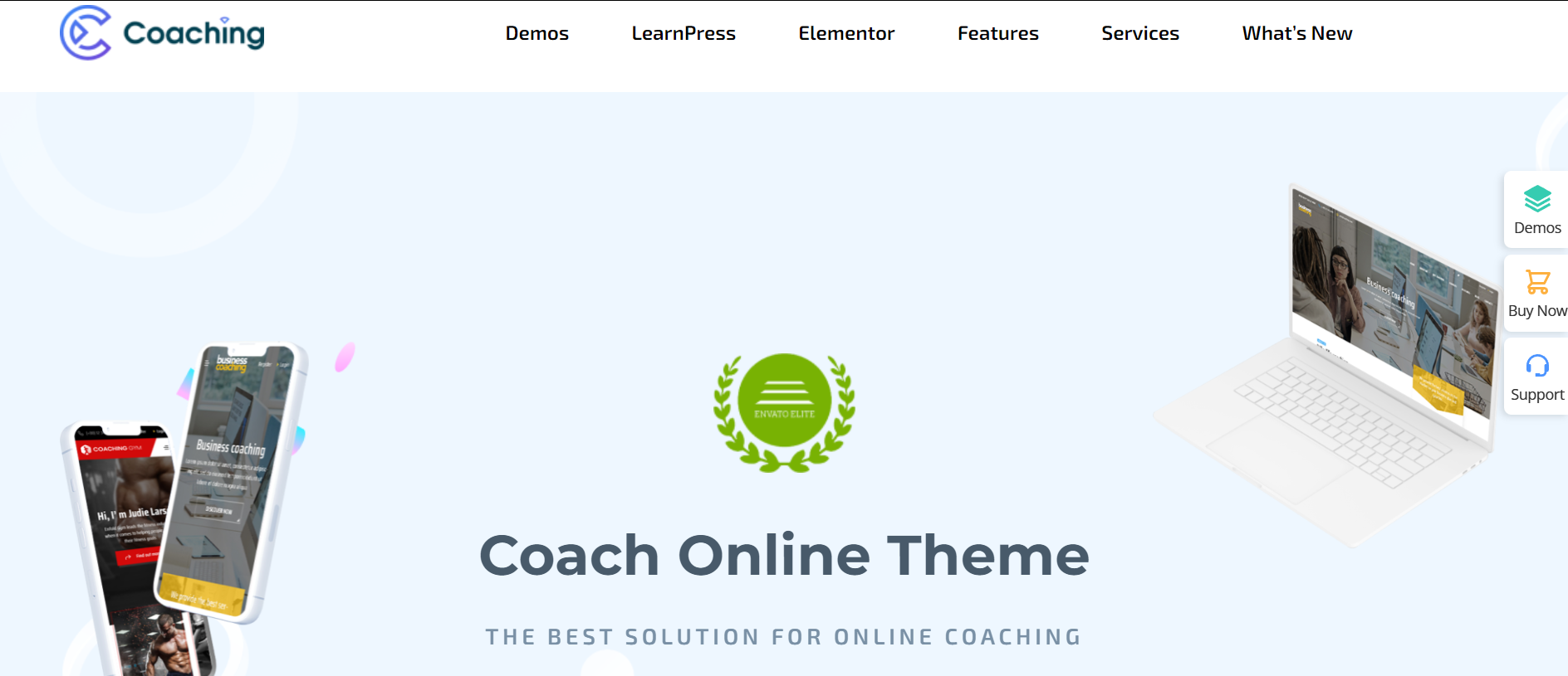 Coaching WP - WordPress Themes For Life Coaching Website