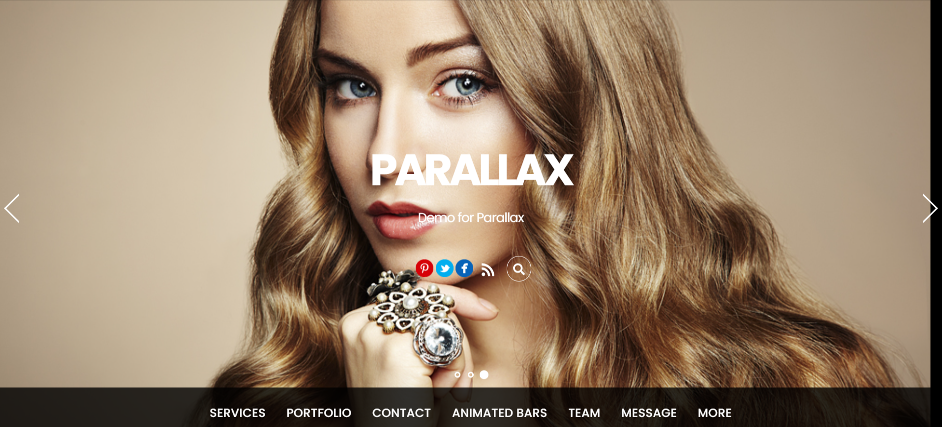 Parallax - WordPress Themes For Life Coaching Website