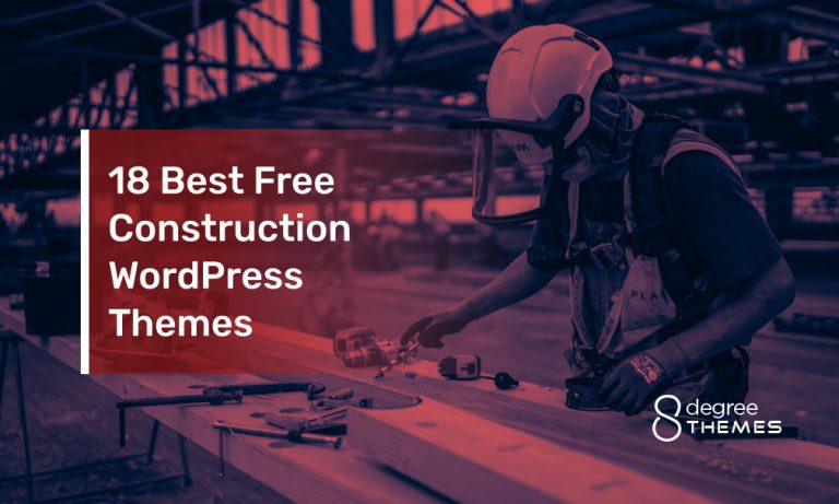 18 Best Free Construction WordPress Themes