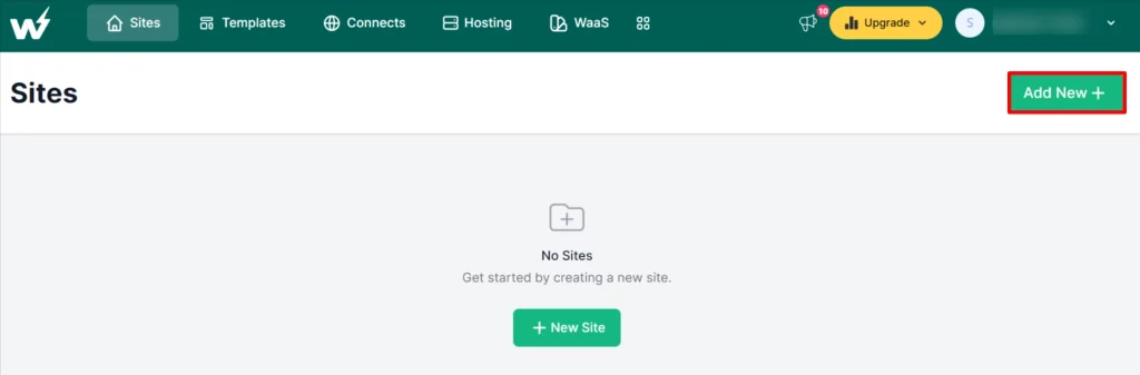 Create a New Site - How to Create a Stunning Live WordPress Demo Site