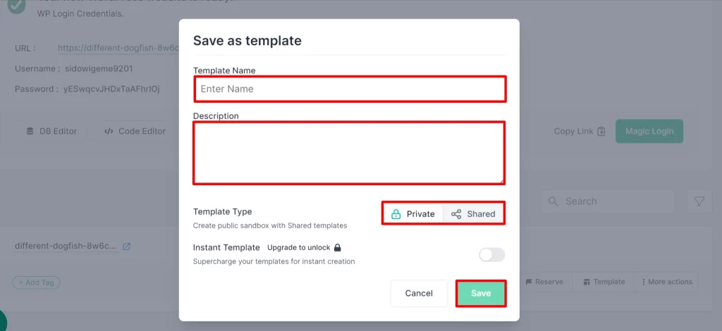 Create a Template - How to Create a Stunning Live WordPress Demo Site