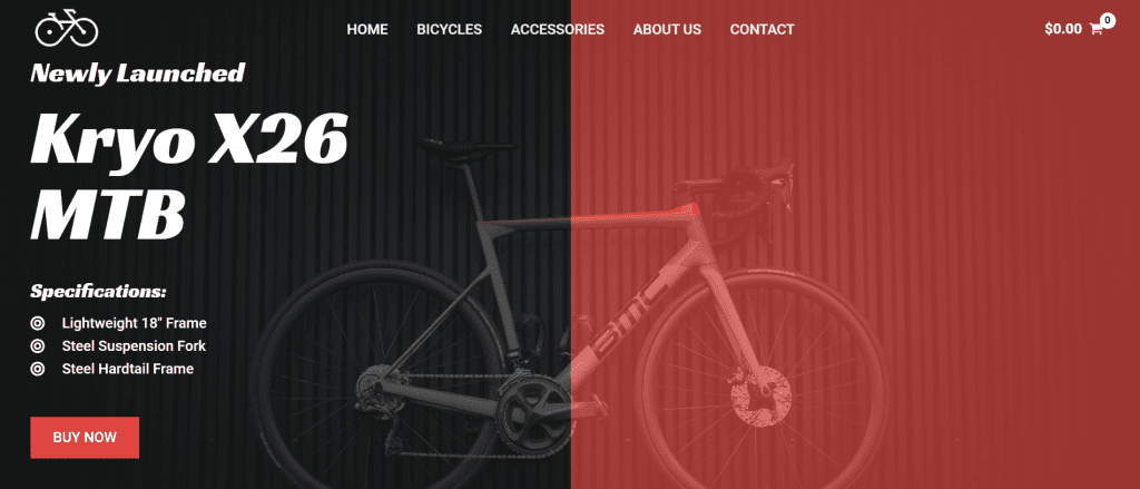 Cycle Shop Template