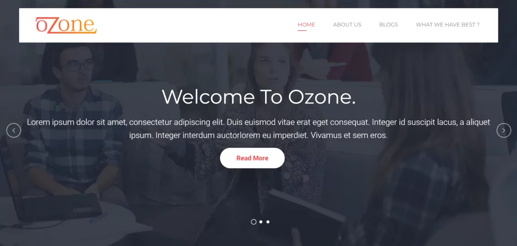 Ozone Lite - Best Free SEO Agency WordPress Themes