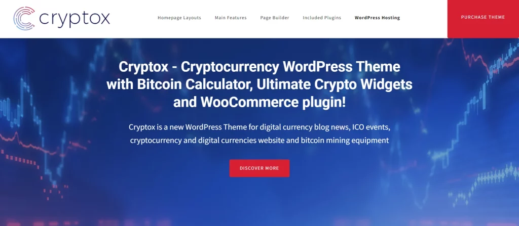 Cryptox - WordPress Cryptocurrency Theme