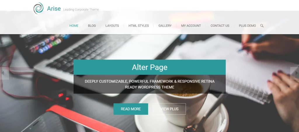 Arise - Best Free eCommerce WordPress Themes and Templates