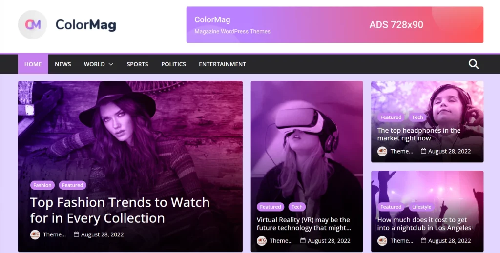 Colormag - Best Free News Magazine WordPress Themes