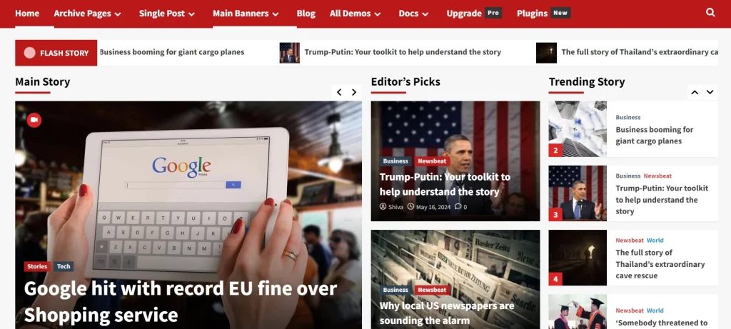 Covernews - Best Free News Magazine WordPress Theme