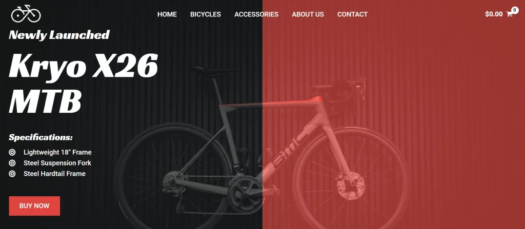 Cycle Shop - Best Free eCommerce WordPress Themes and Templates