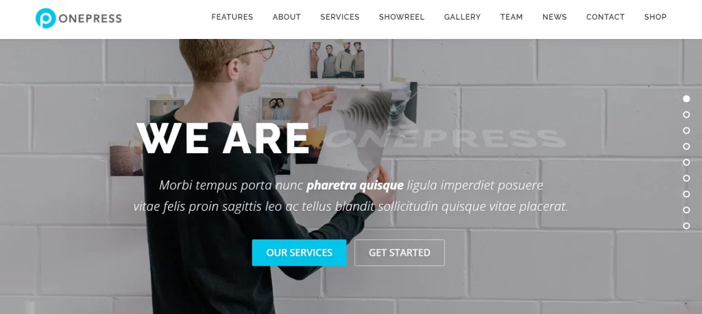 Onepress - Best Free One Page WordPress Themes