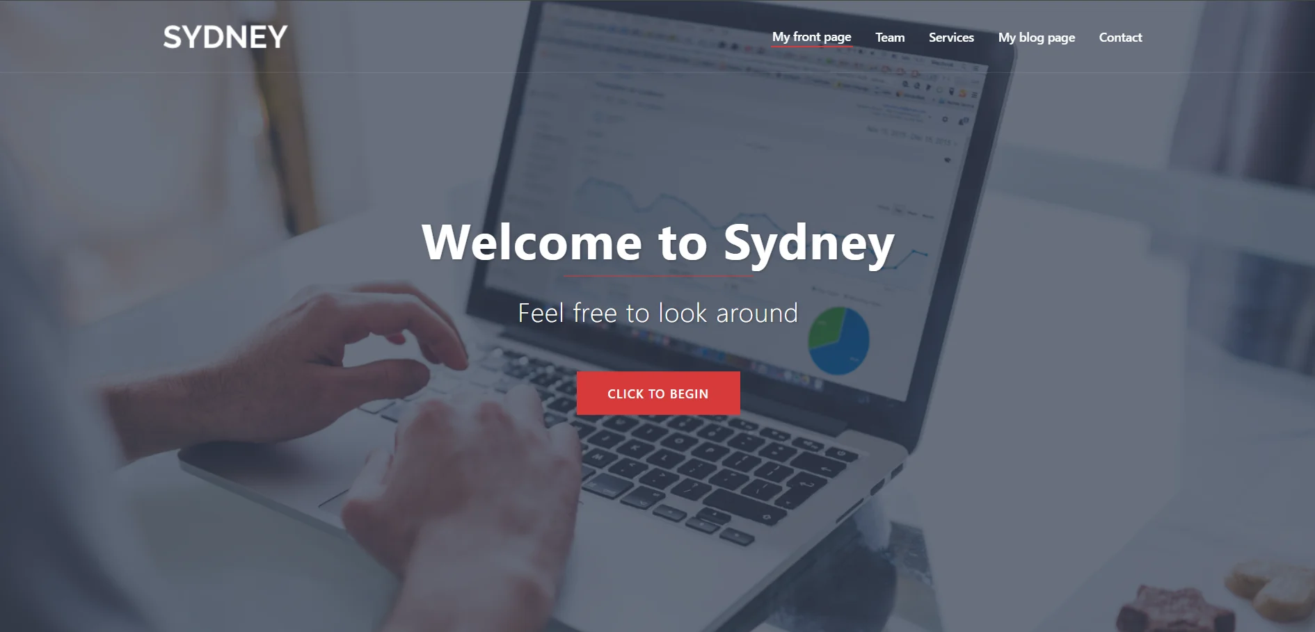 Sydney - wp free portfolio theme