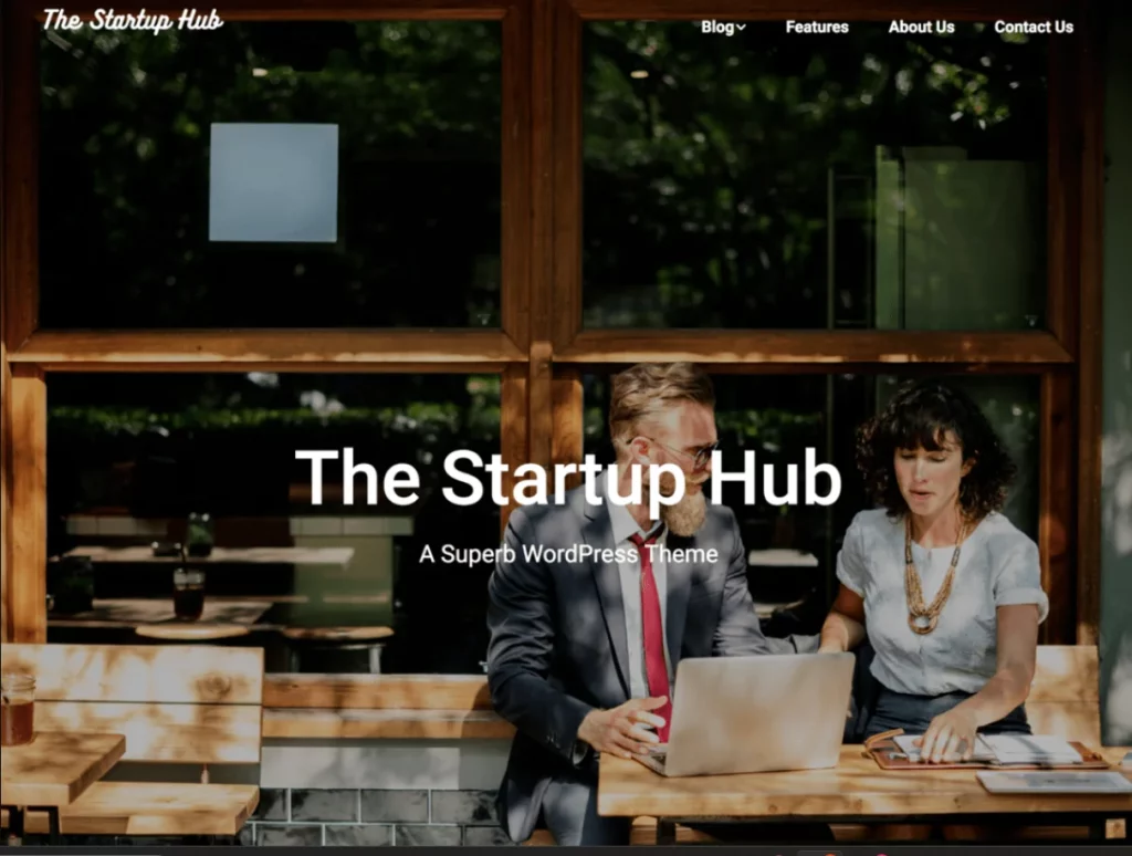 Startup Hub - Best Free SEO Agency WordPress Themes