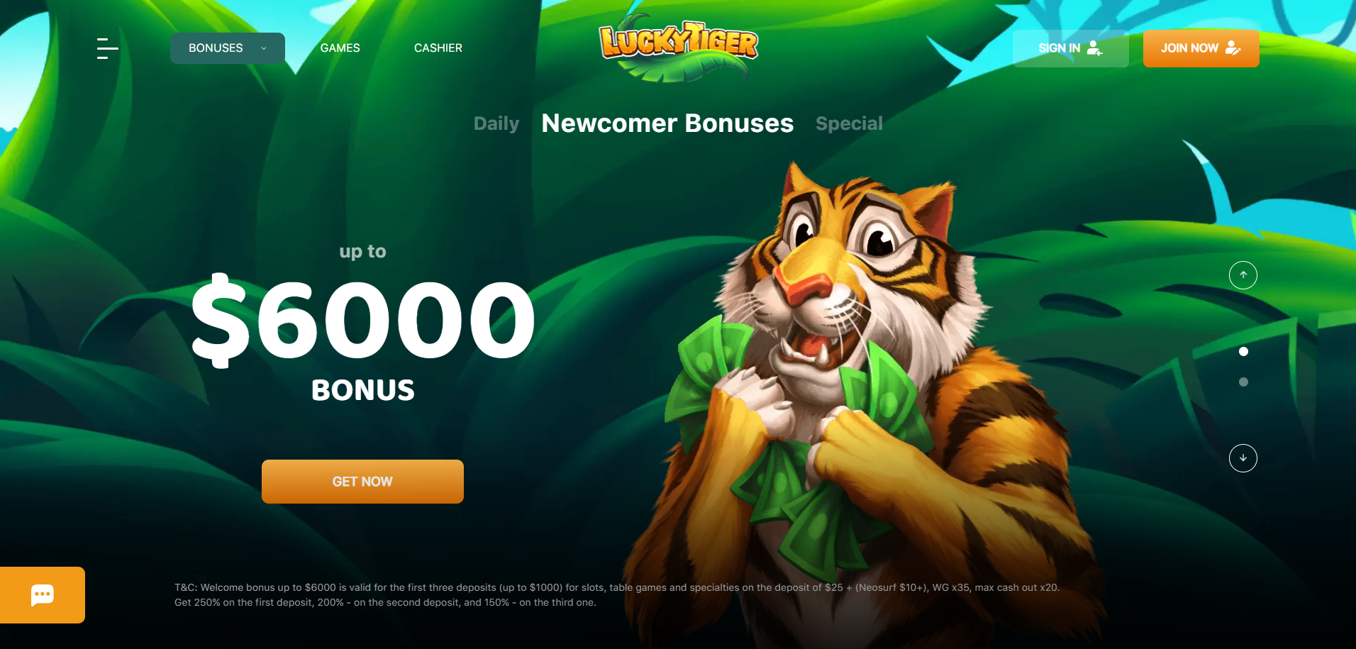 spintiger casino customer support