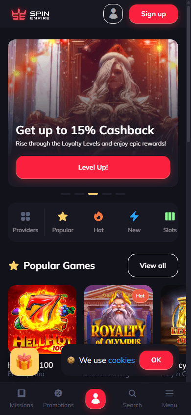 spin empire casino spiele